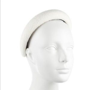 NEW Lele Sadoughi Ivory/White Headband